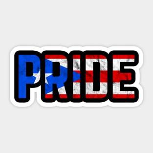 Puerto Rican Pride Puerto Rico Proud Sticker